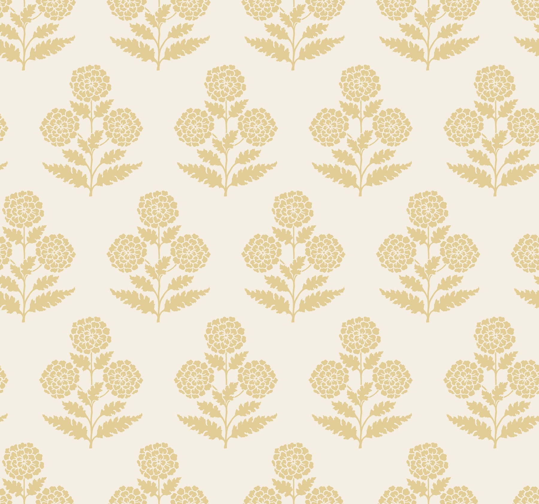 画材 marigolds York Wallcoverings VP1432 Souci Butter Marigolds Wallpaper