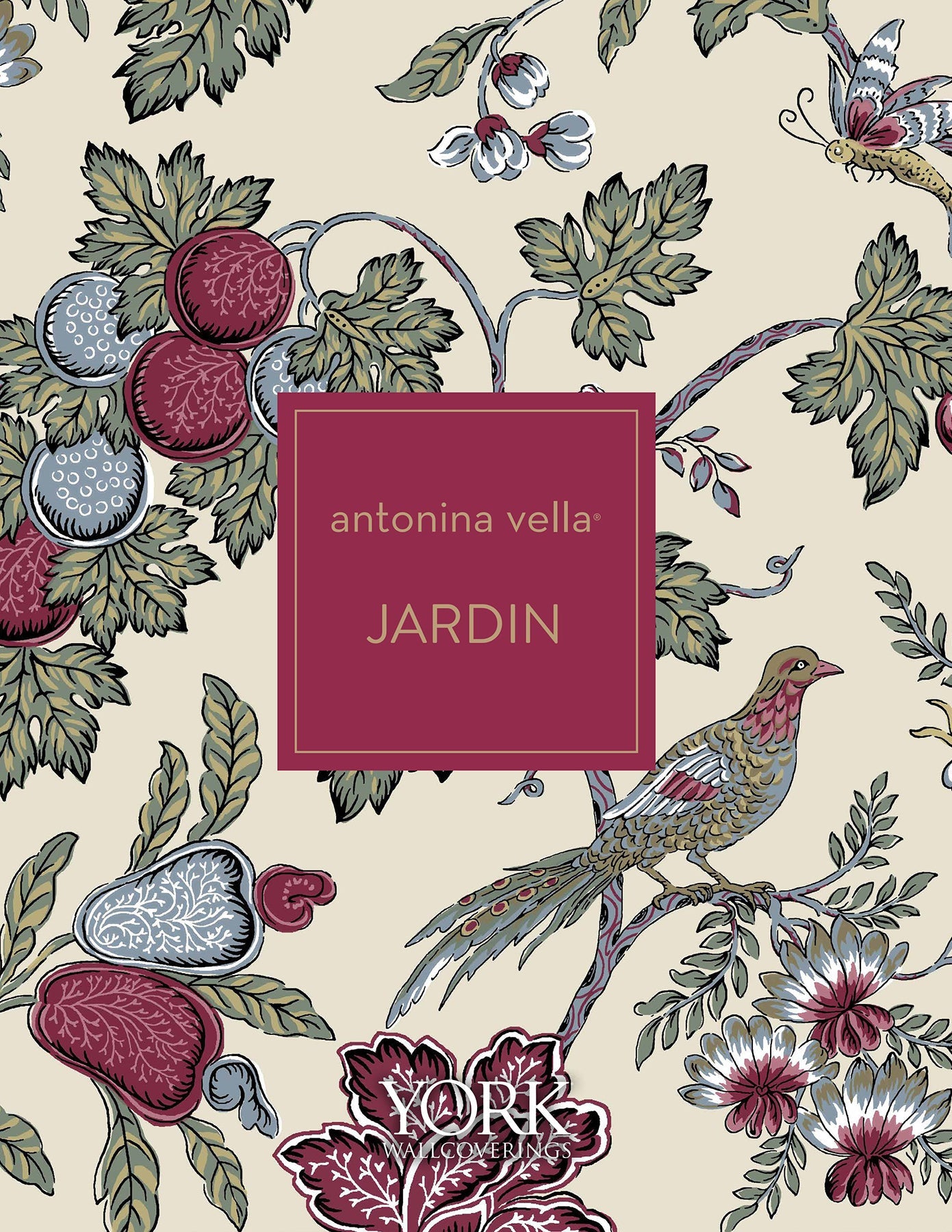 Antonina Vella Jardin By York Wallcoverings