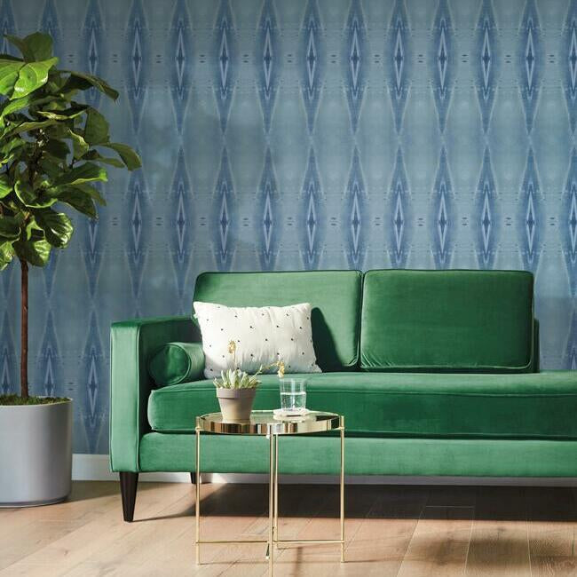 York Wallcoverings DA3563N Origin High Performance Blue Wallpaper