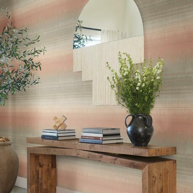 York Wallcoverings BO6621 Desert Textile Pink Wallpaper