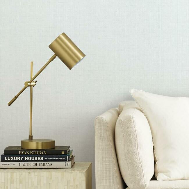 York Wallcoverings DD3771 Gossamer Woven White Wallpaper