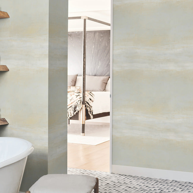 York Wallcoverings CC1253 Fog Serene Reflection Wallpaper