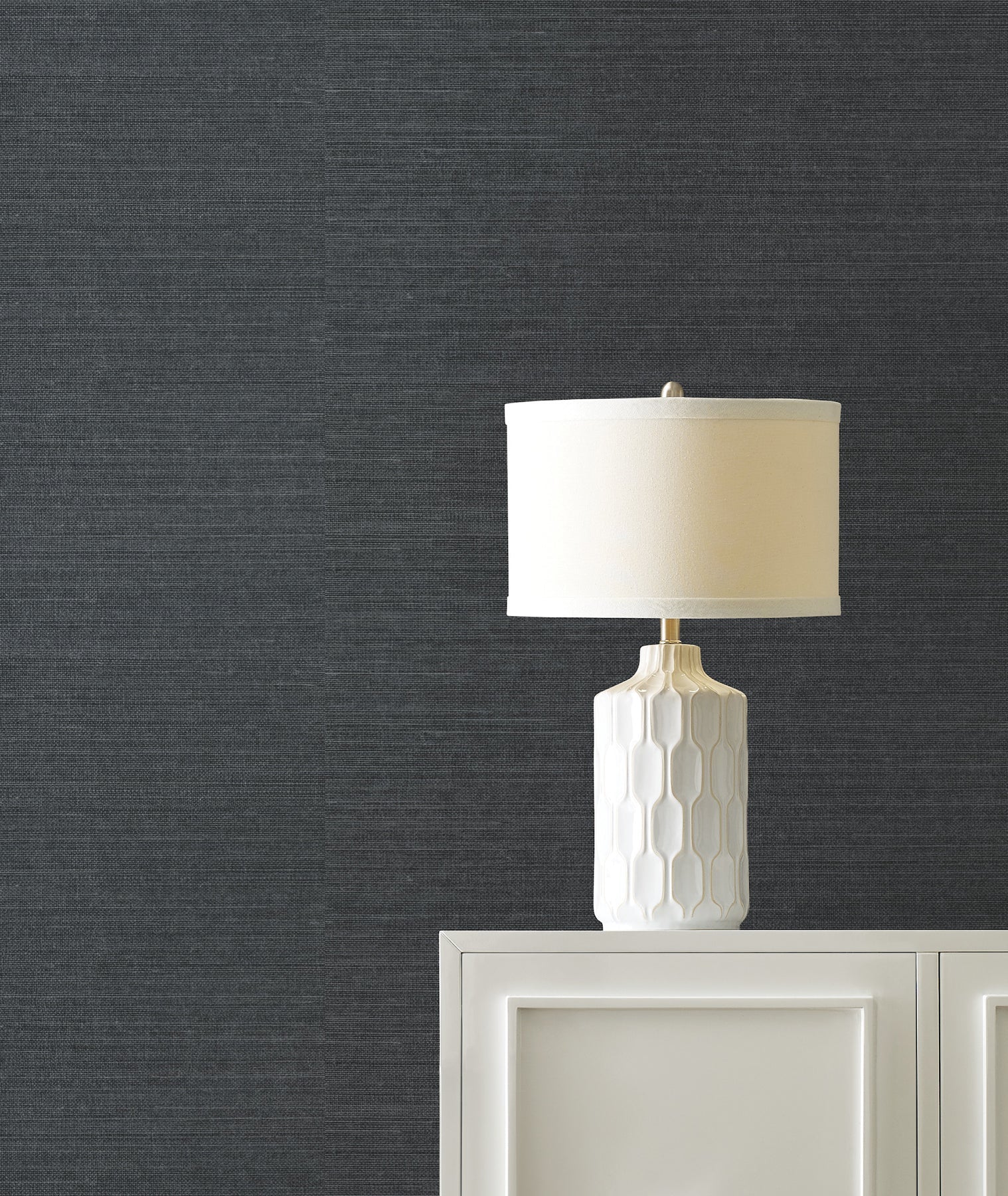 York Wallcoverings GV0172NW Maguey Sisal Gunmetal Wallpaper