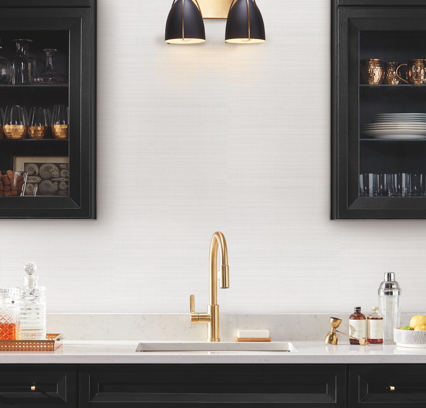 York Wallcoverings GT4596N Amari Porcelain White Wallpaper