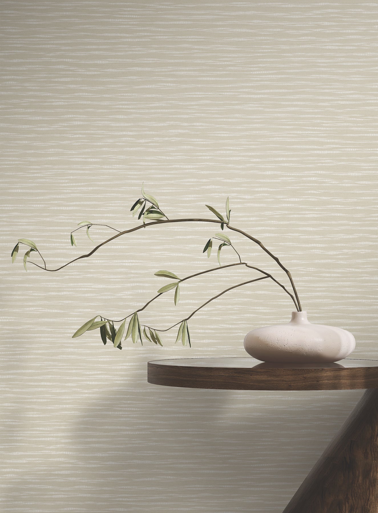 York Wallcoverings ZA8043 Lotus Weave Beige Wallpaper