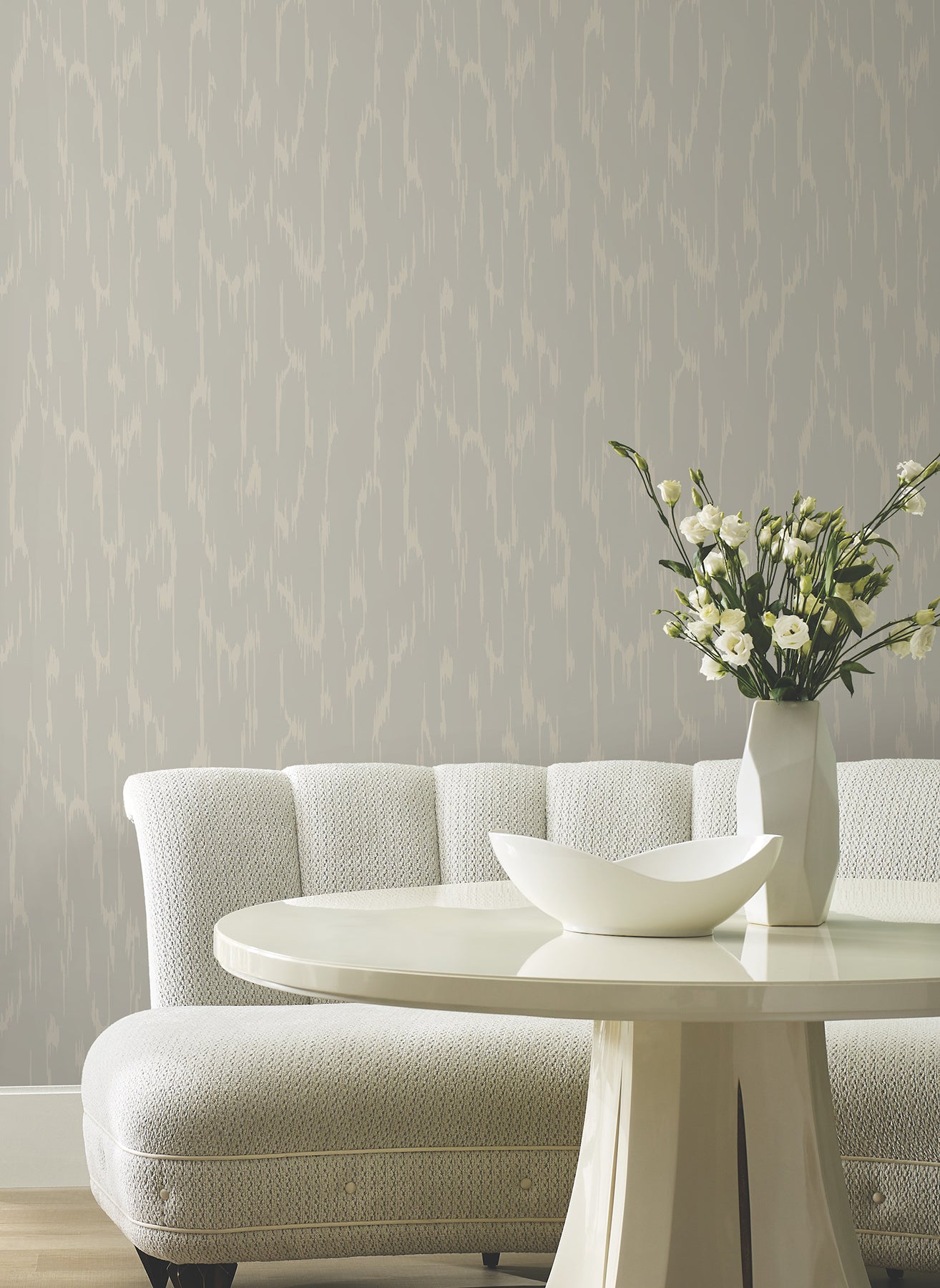 York Wallcoverings DF3362 Flowing Dark Taupe Wallpaper