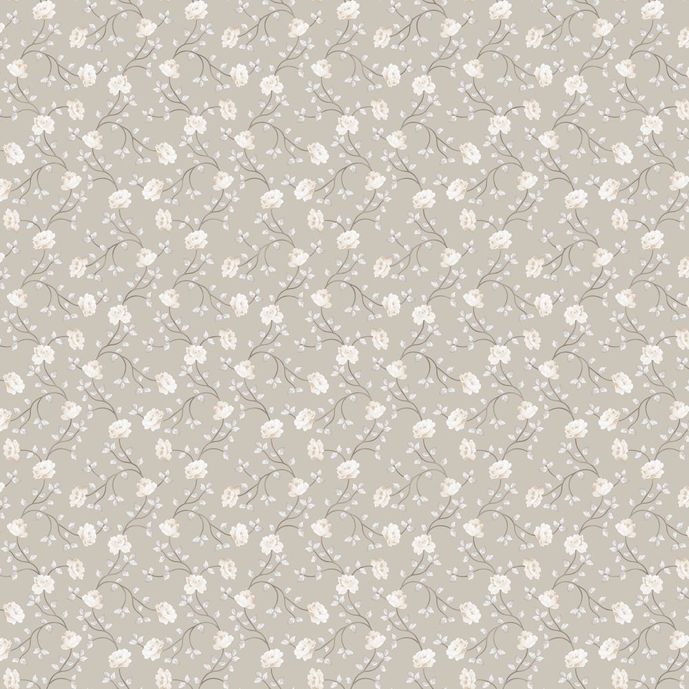 Galerie Wallcoverings 1905-3 Petit Flowers Beige Wallpaper