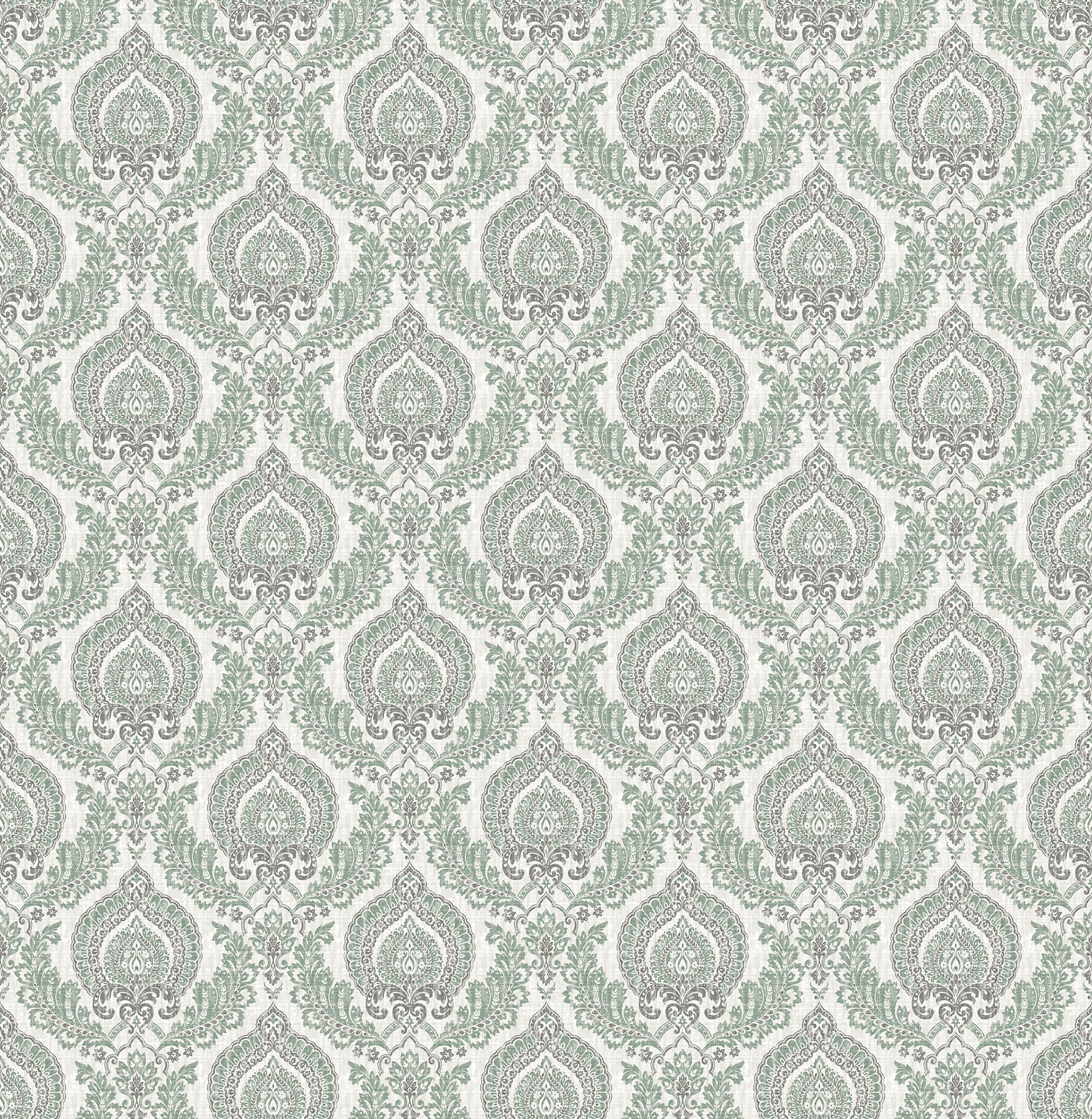 A-Street Prints 2657-22229 Lulu Dark Green Damask
