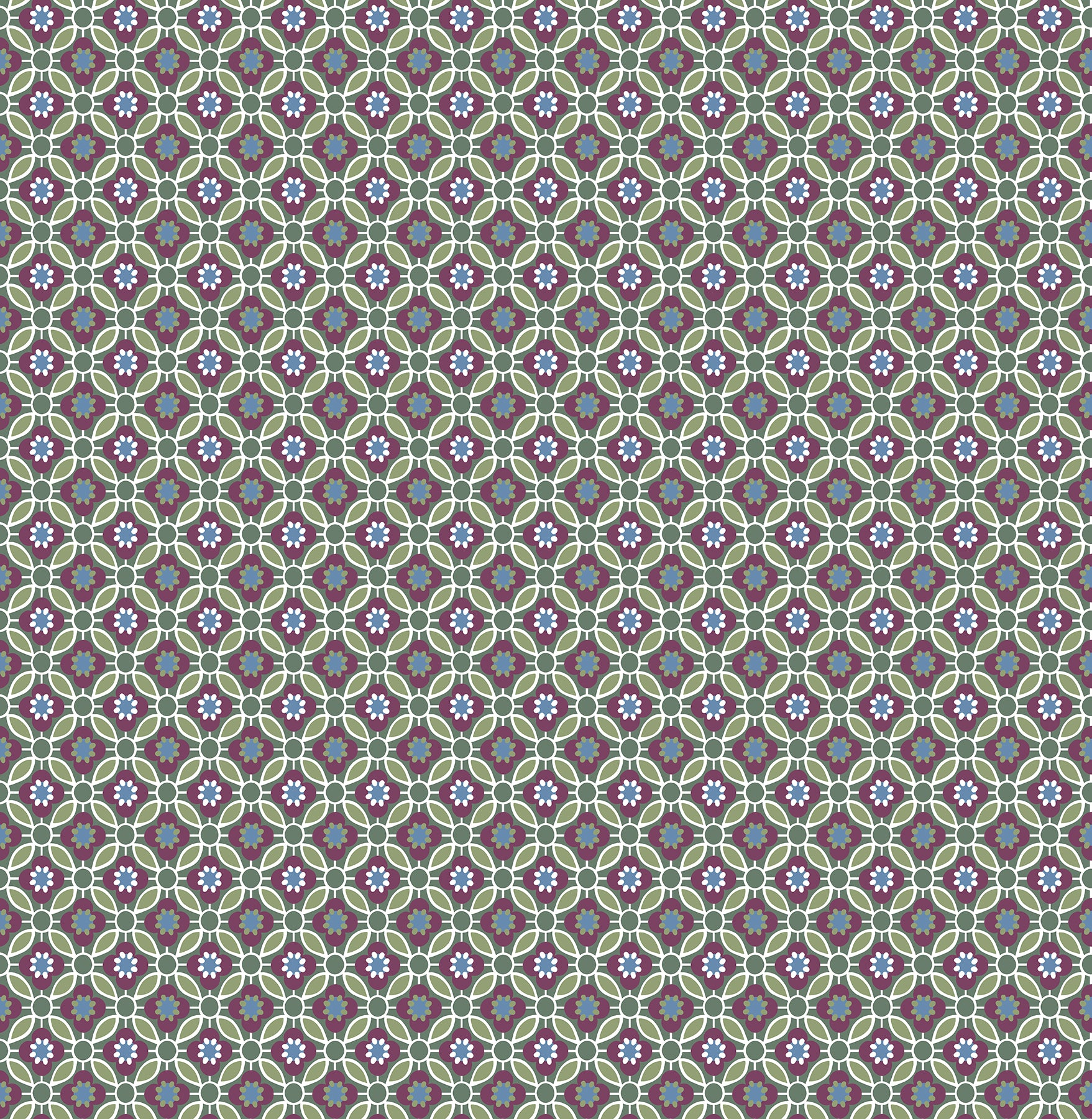 A-Street Prints 2657-22246 Audra Purple Floral