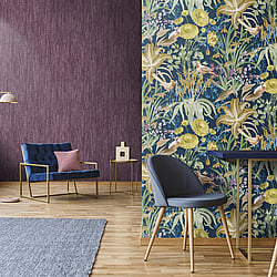 Galerie Wallcoverings 26730 Moorea Multi-Coloured Wallpaper