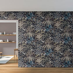 Galerie Wallcoverings 26731 Moorea Multi-Coloured Wallpaper