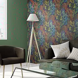 Galerie Wallcoverings 26733 Bora Bora Multi-Coloured Wallpaper