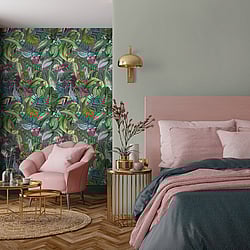 Galerie Wallcoverings 26739 Kiribati Multi-Coloured Wallpaper
