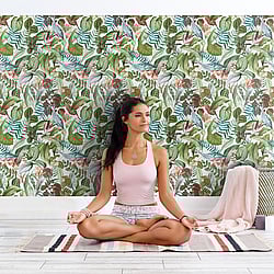 Galerie Wallcoverings 26740 Kiribati Multi-Coloured Wallpaper