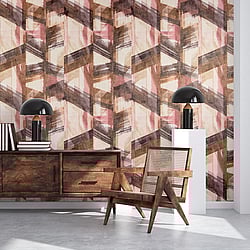 Galerie Wallcoverings 26798 Glaze Multi-Coloured Wallpaper