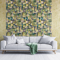 Galerie Wallcoverings 26800 Brush Multi-Coloured Wallpaper