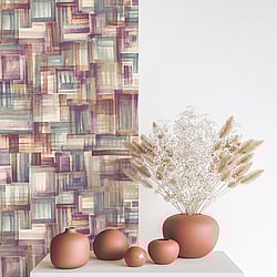 Galerie Wallcoverings 26802 Brush Multi-Coloured Wallpaper
