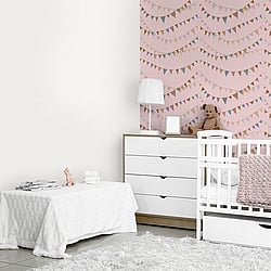 Galerie Wallcoverings 26803 Mini Dots White Wallpaper