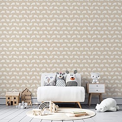Galerie Wallcoverings 26830 Sweet Sheep Beige Wallpaper