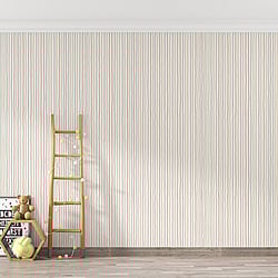 Galerie Wallcoverings 26843 Stripes Multi-Coloured Wallpaper