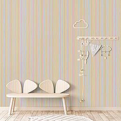 Galerie Wallcoverings 26849 Stripes Beige Wallpaper