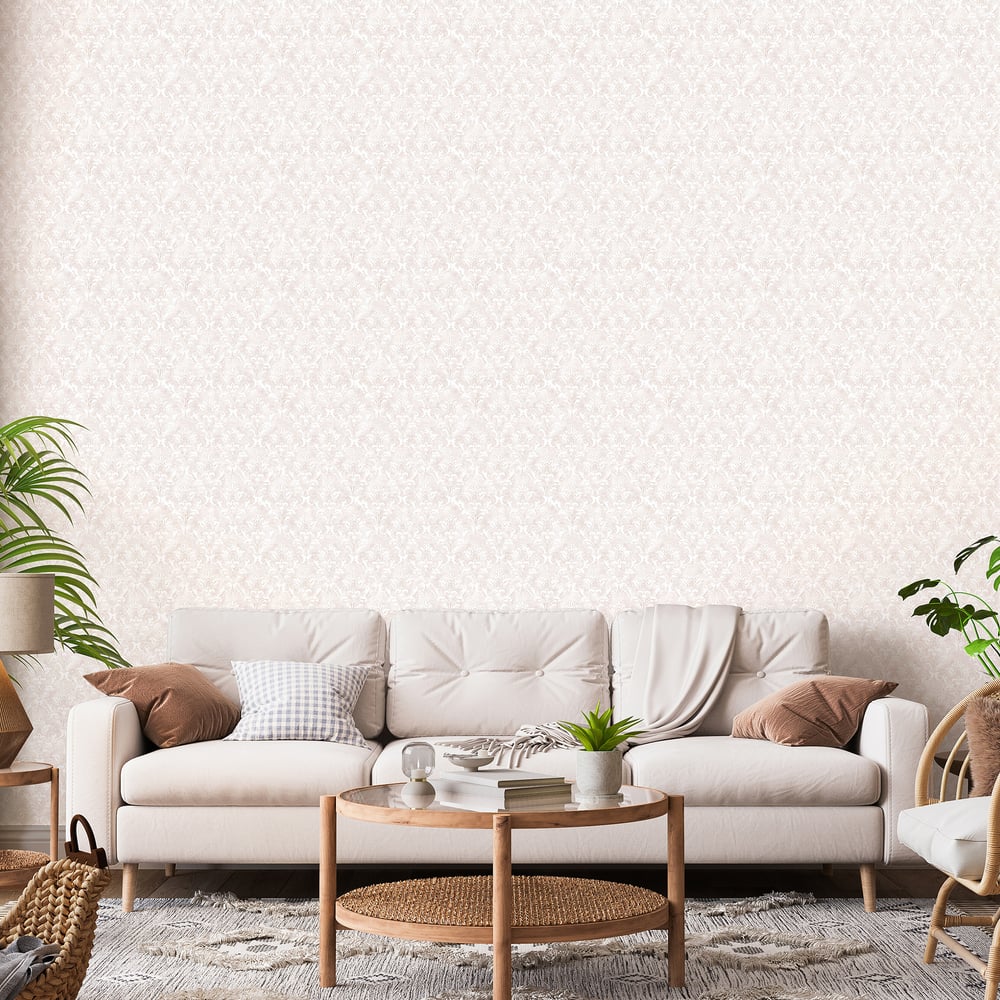 Galeria Wallcoverings 26863 Lisboa Rose Wallpaper