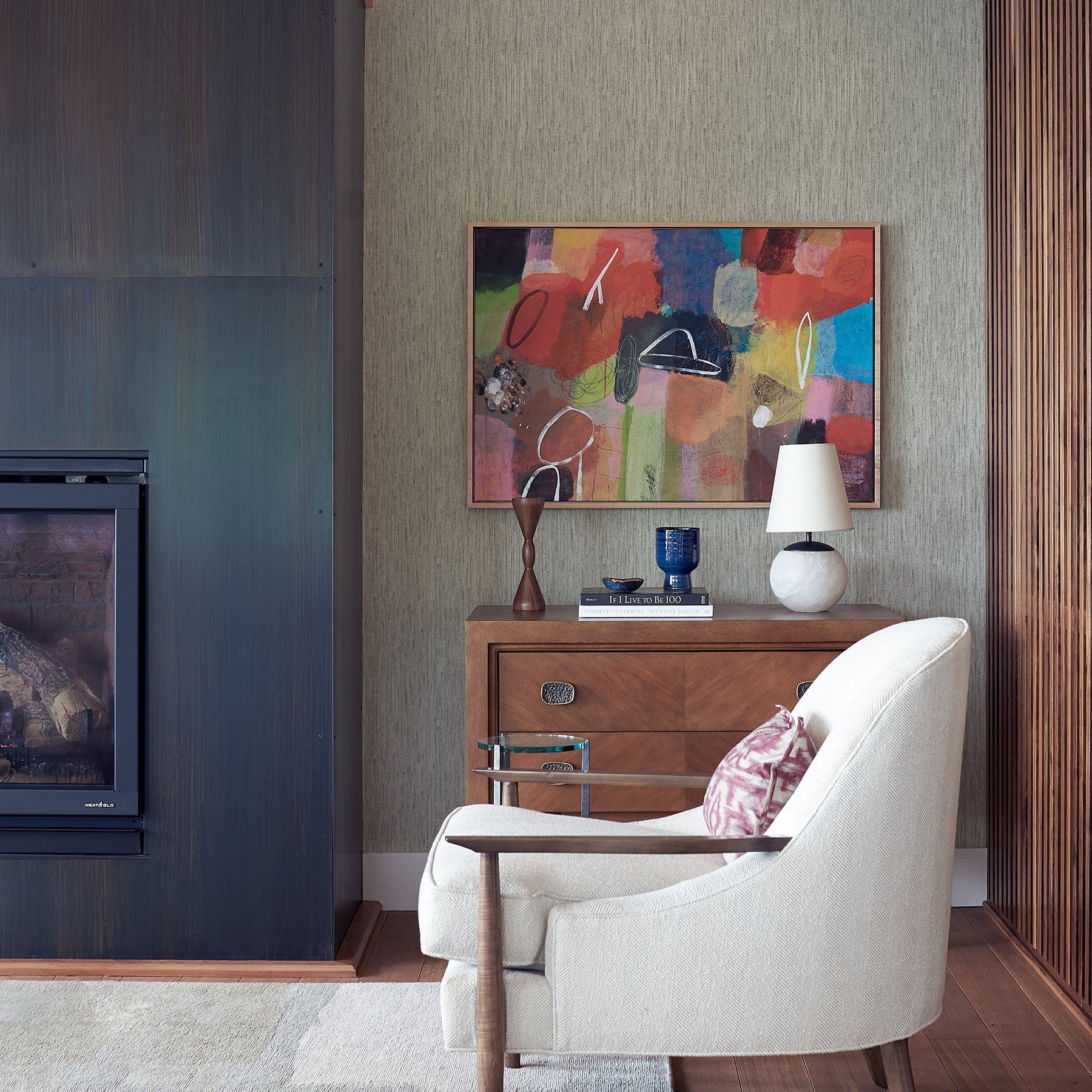 A-Street Prints 2971-86338 Terence Grey Pinstripe Texture Wallpaper