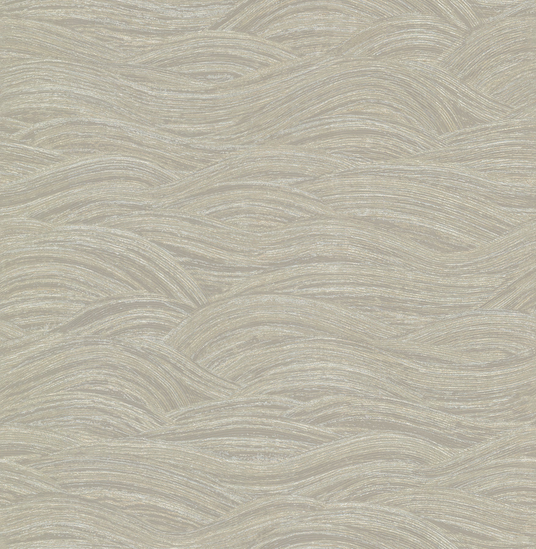 A-Street Prints 2971-86366 Leith Taupe Zen Waves Wallpaper