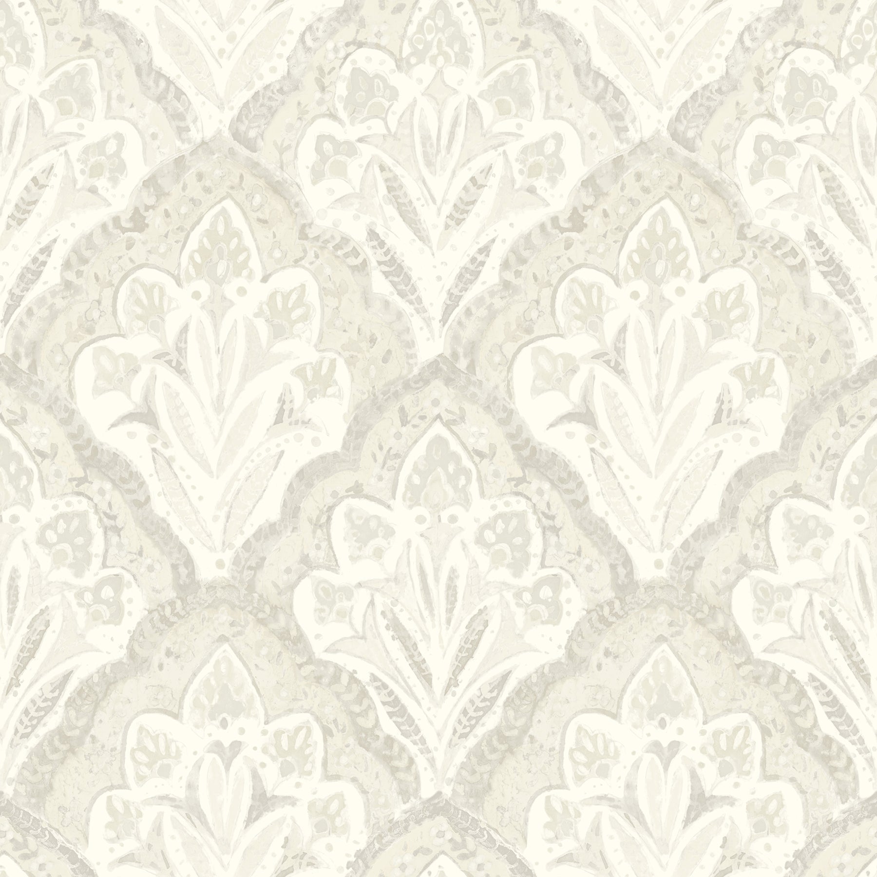 Chesapeake 3125-72339 Mimir Dove Quilted Damask Wallpaper