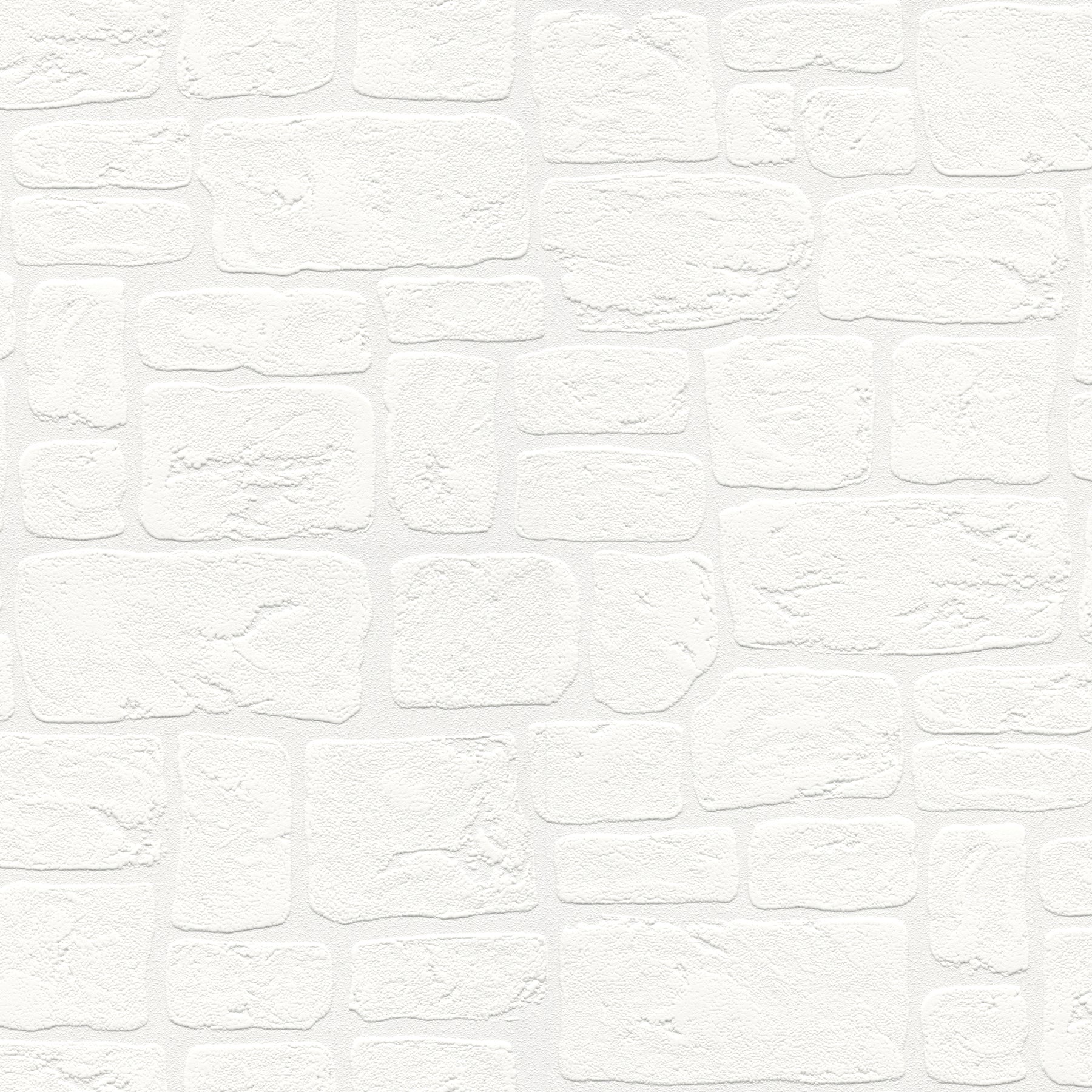 Brewster Home Fashions 4000-2040-42 Gaffrey White Stone Paintable Wallpaper