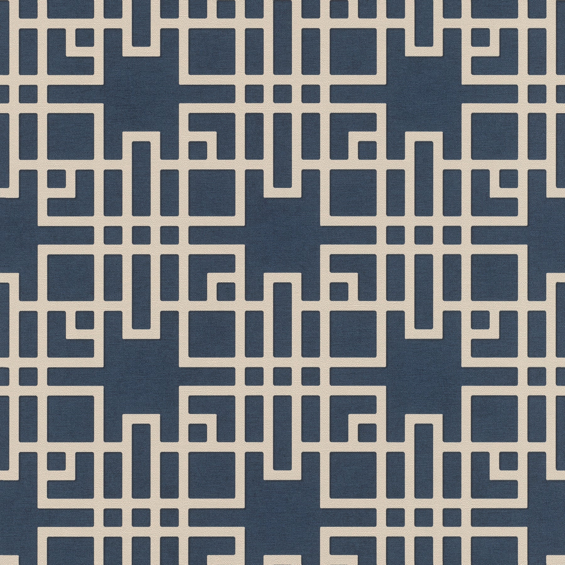 Advantage 4035-409253 Mana Navy Trellis Blue Wallpaper