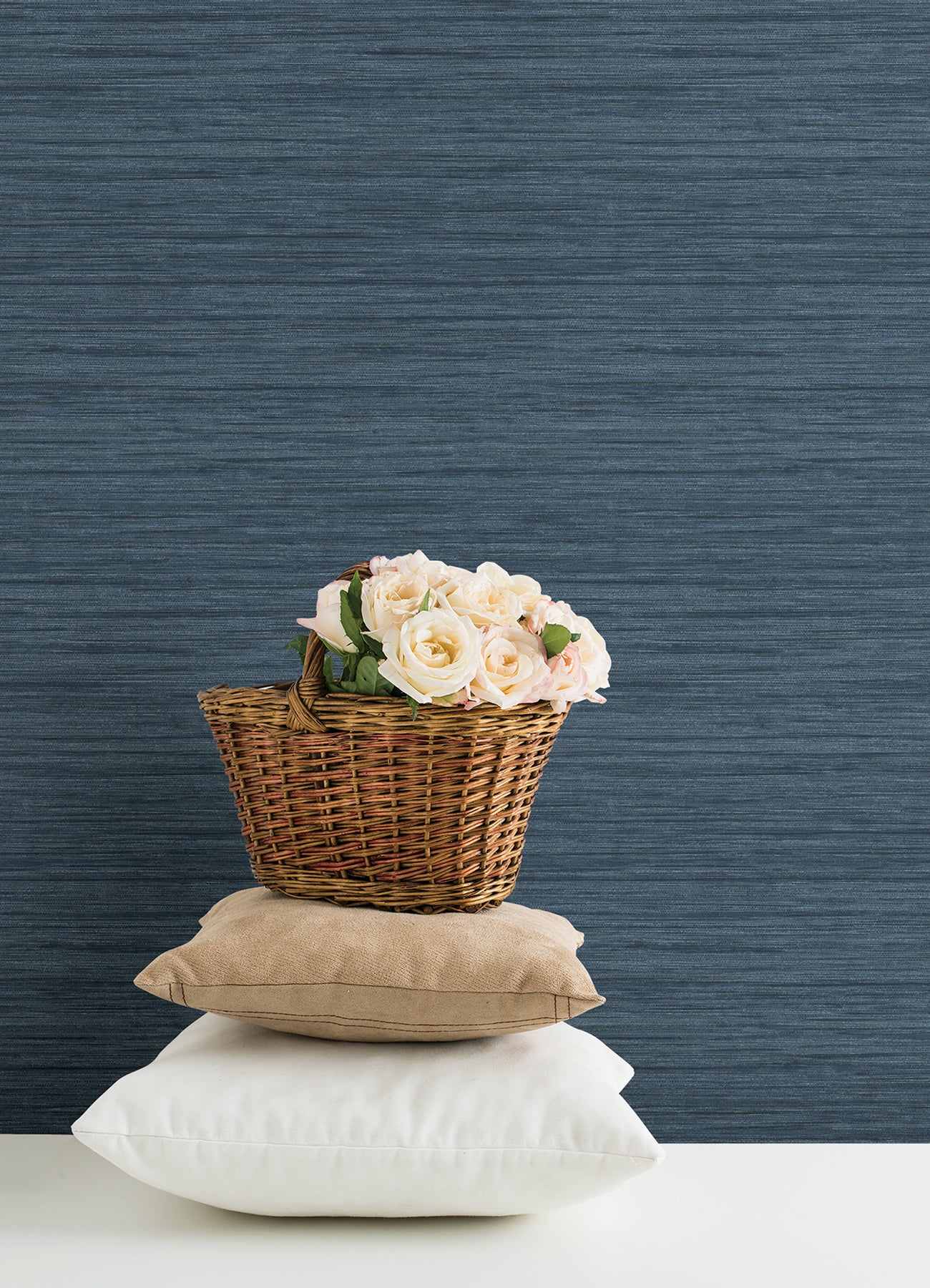 A-Street Prints 4046-25959 Barnaby Indigo Texture Wallpaper