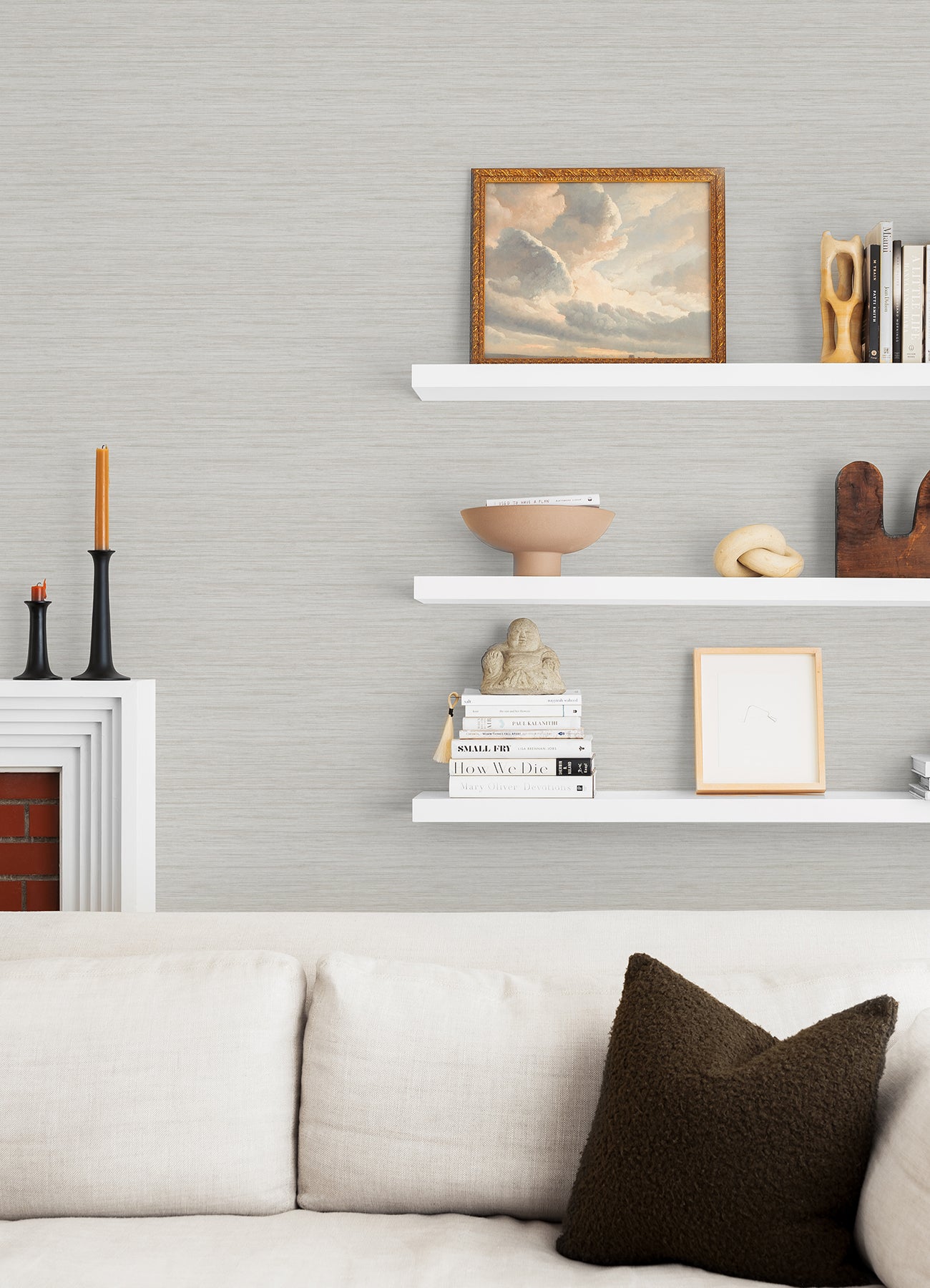 A-Street Prints 4046-25962 Barnaby Off-White Texture Wallpaper
