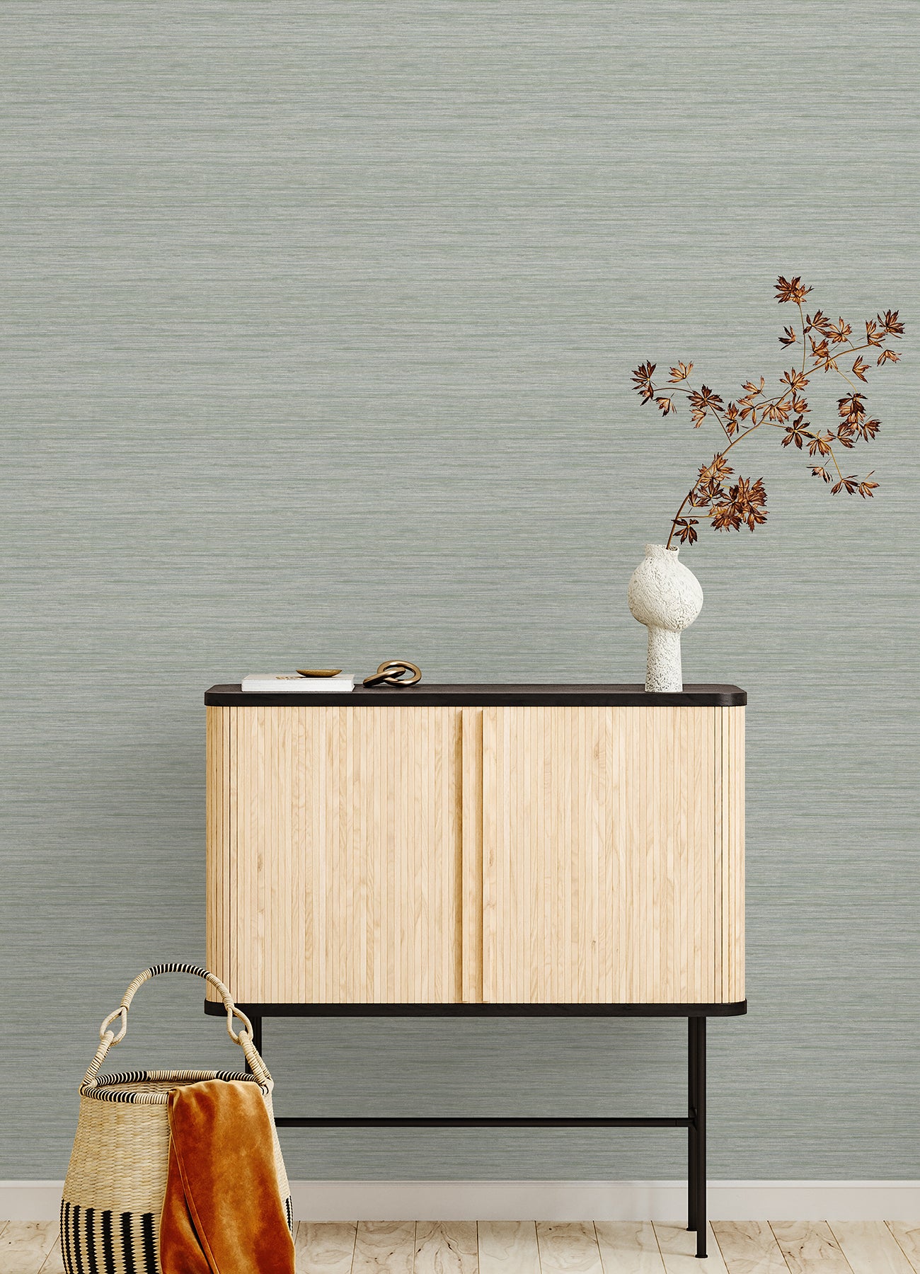 A-Street Prints 4046-25964 Barnaby Sage Texture Wallpaper