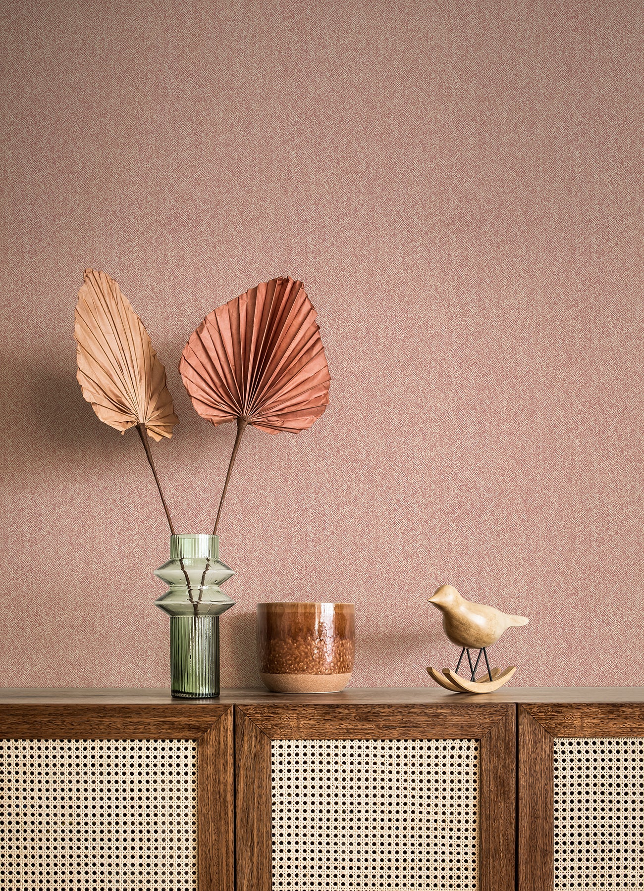 A-Street Prints 4046-26165 Ashbee Rose Tweed Wallpaper