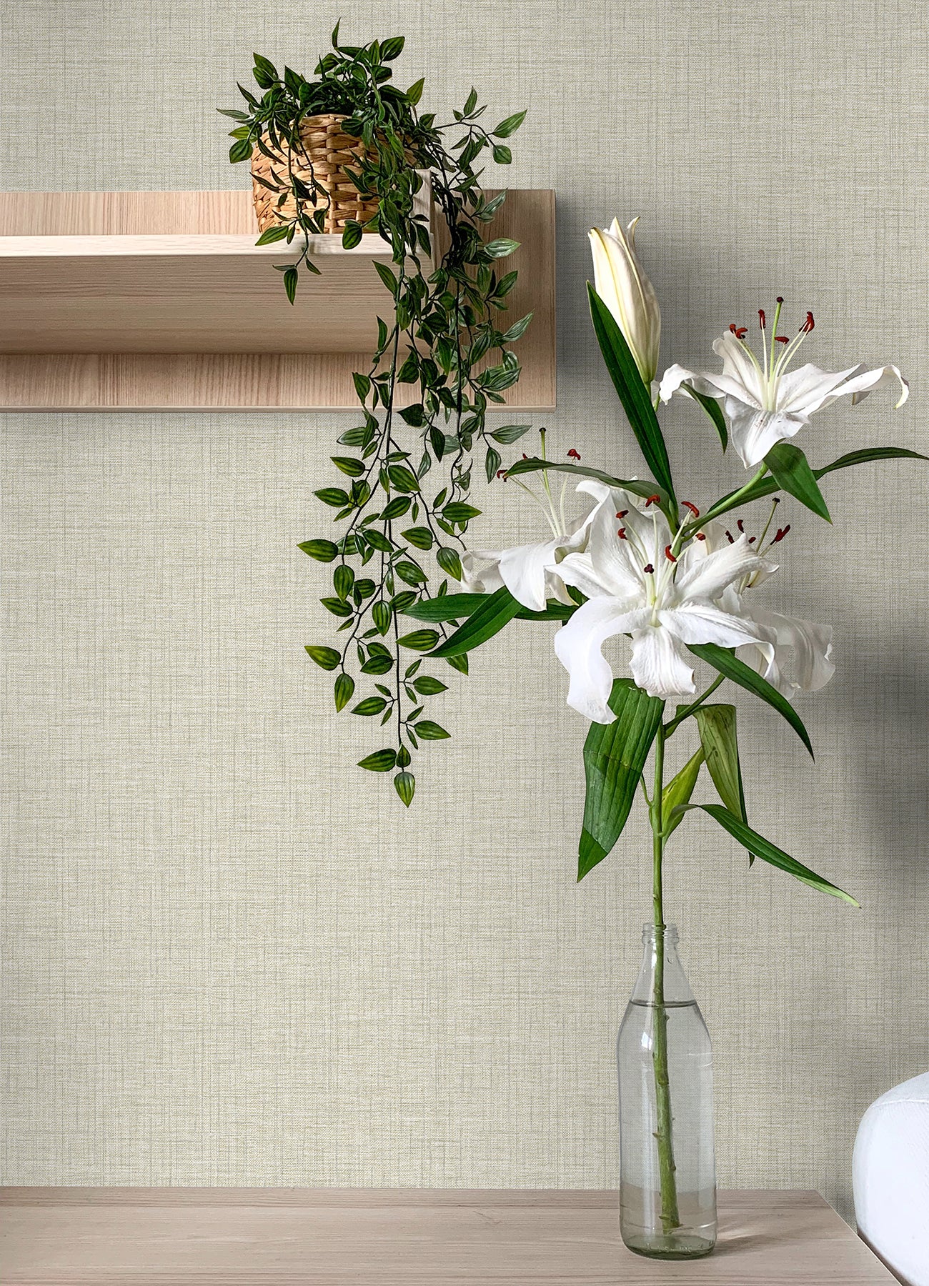 A-Street Prints 4046-26236 Lanister Olive Texture Wallpaper