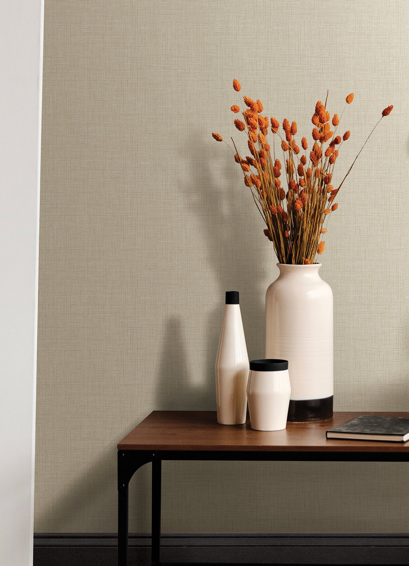 A-Street Prints 4046-26499 Lanister Cream Texture Wallpaper