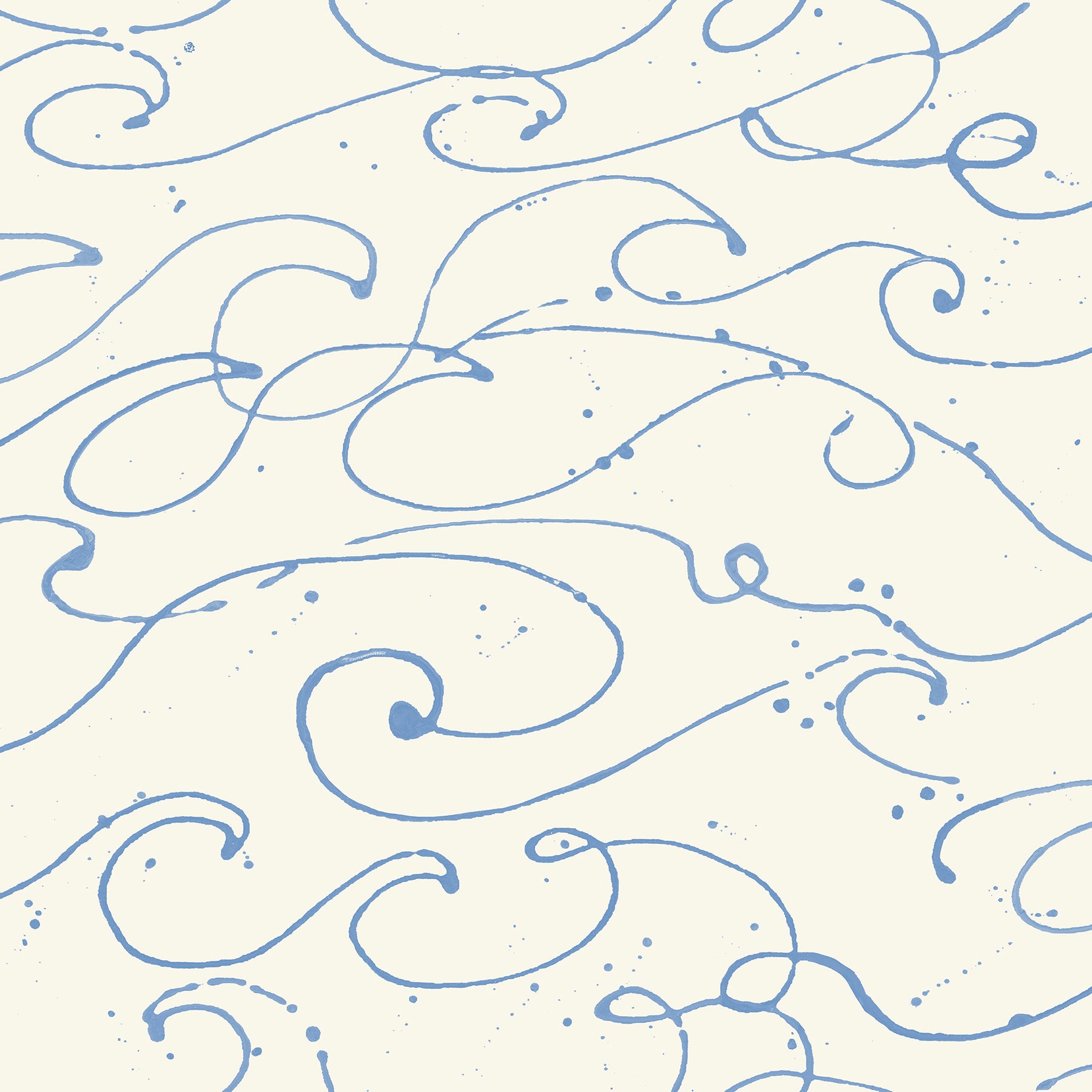 Chesapeake 4071-71005 Kuroshio Light Blue Ocean Wave Wallpaper