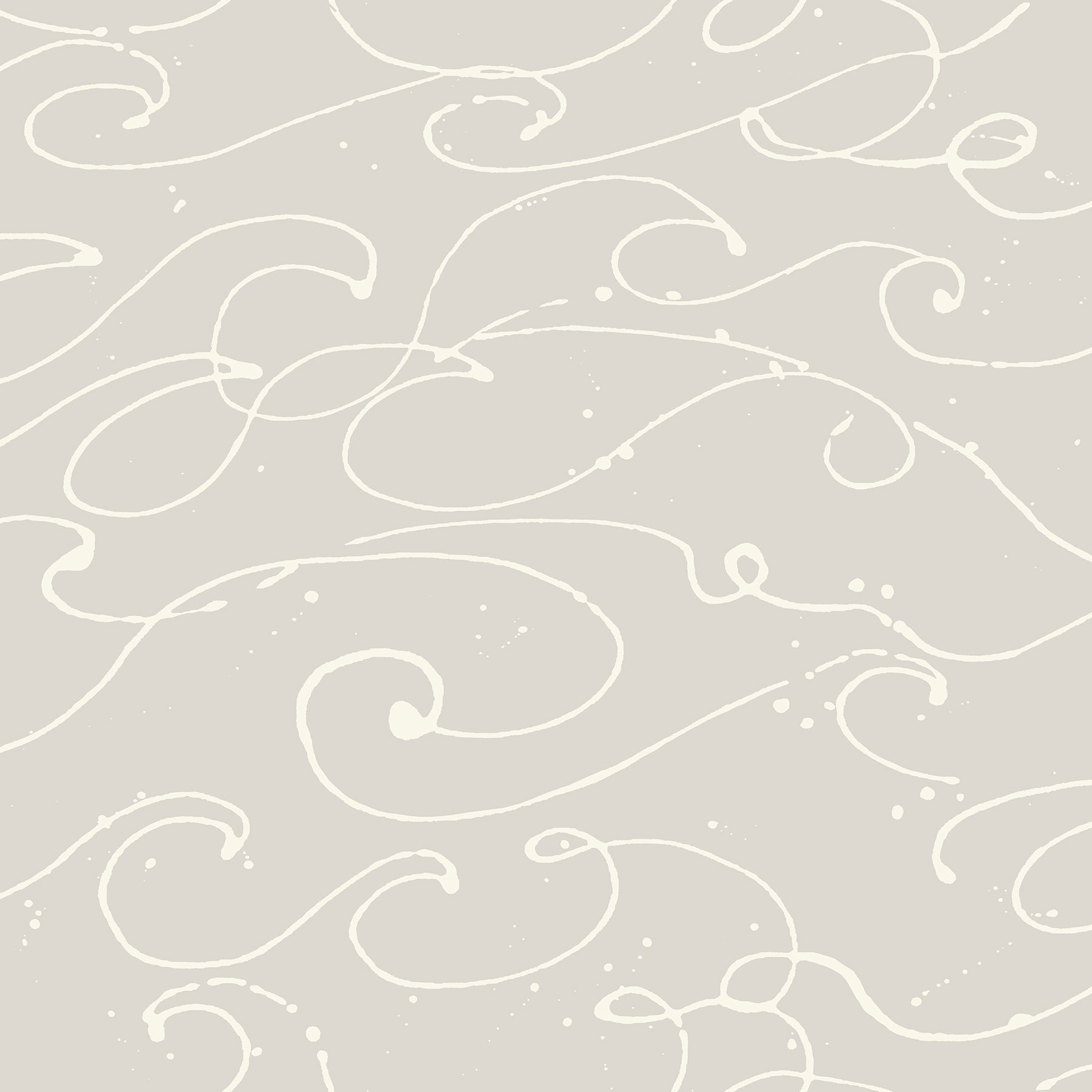 Chesapeake 4071-71007 Kuroshio Taupe Ocean Wave Wallpaper