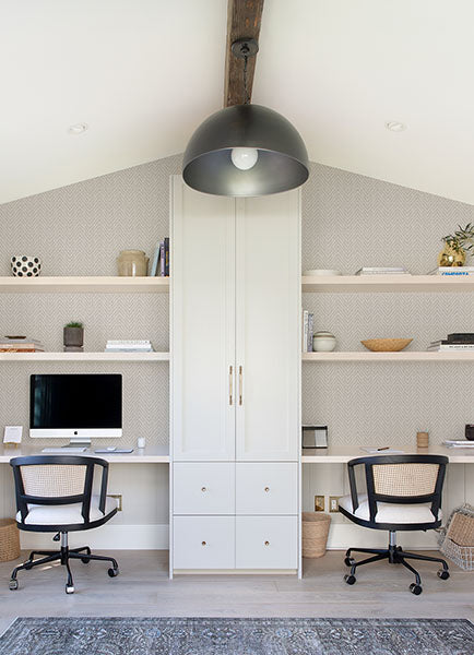 A-Street Prints 4074-26648 Glynn Lavender Chevron Wallpaper