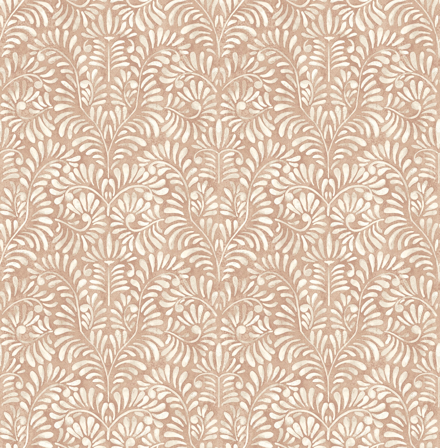A-Street Prints 4121-26919 Elma Rust Fiddlehead Wallpaper
