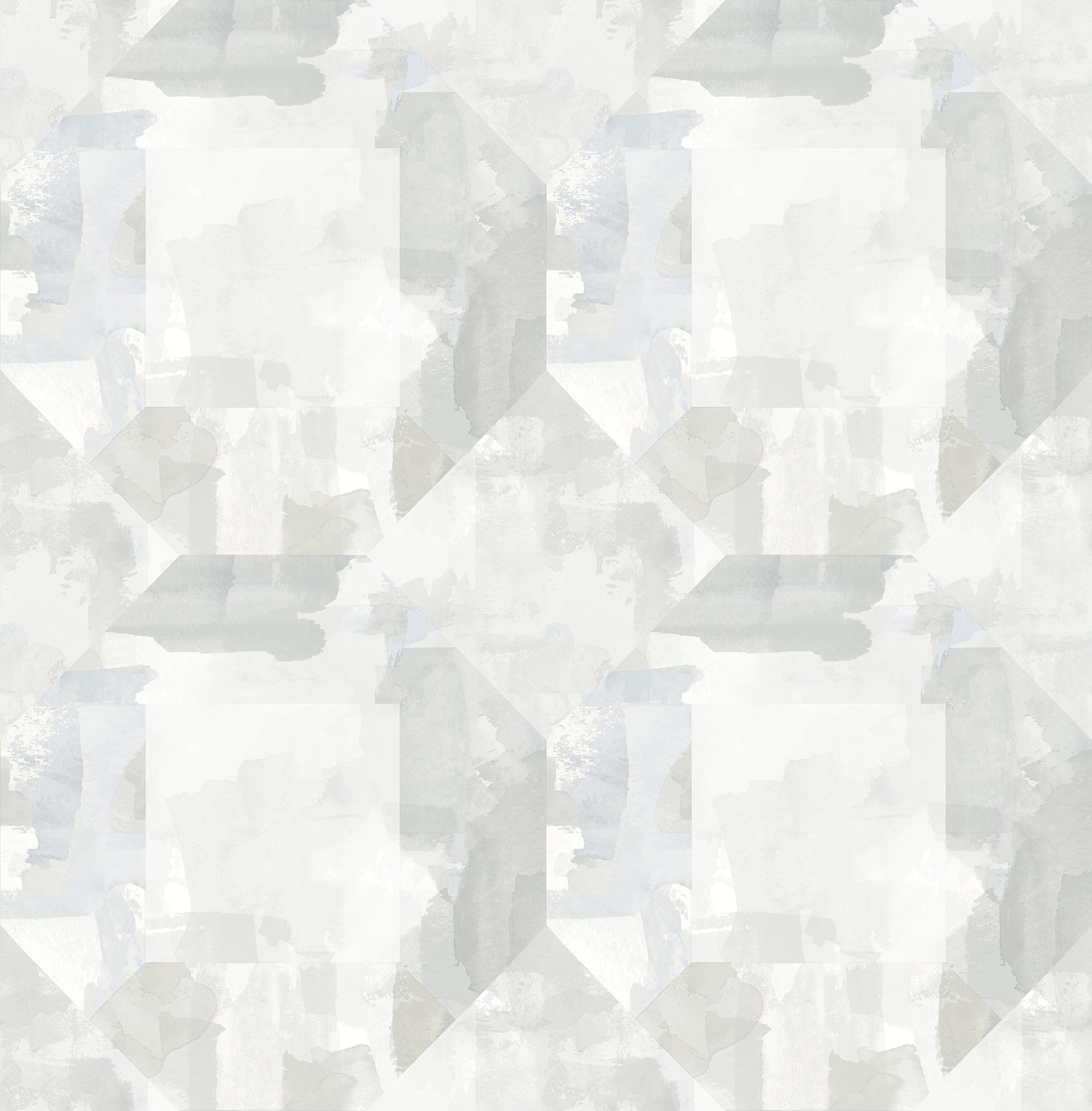 A-Street Prints 4121-26944 Perrin Light Grey Gem Geometric Wallpaper