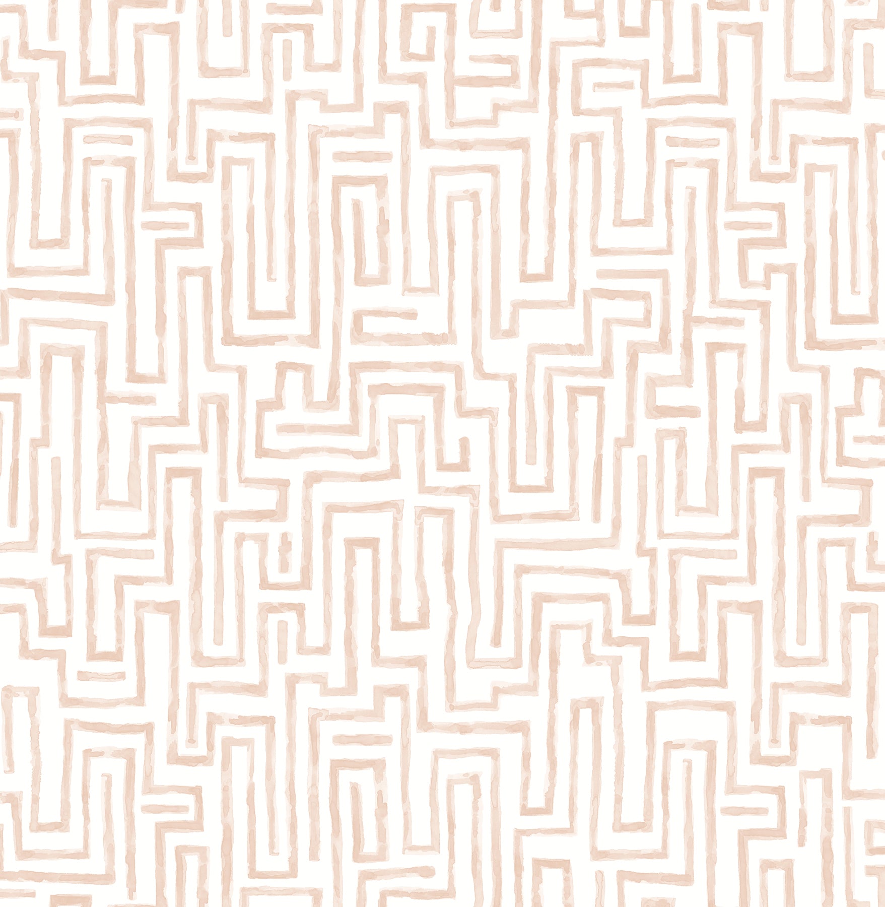 A-Street Prints 4121-26954 Ramble Blush Geometric Wallpaper