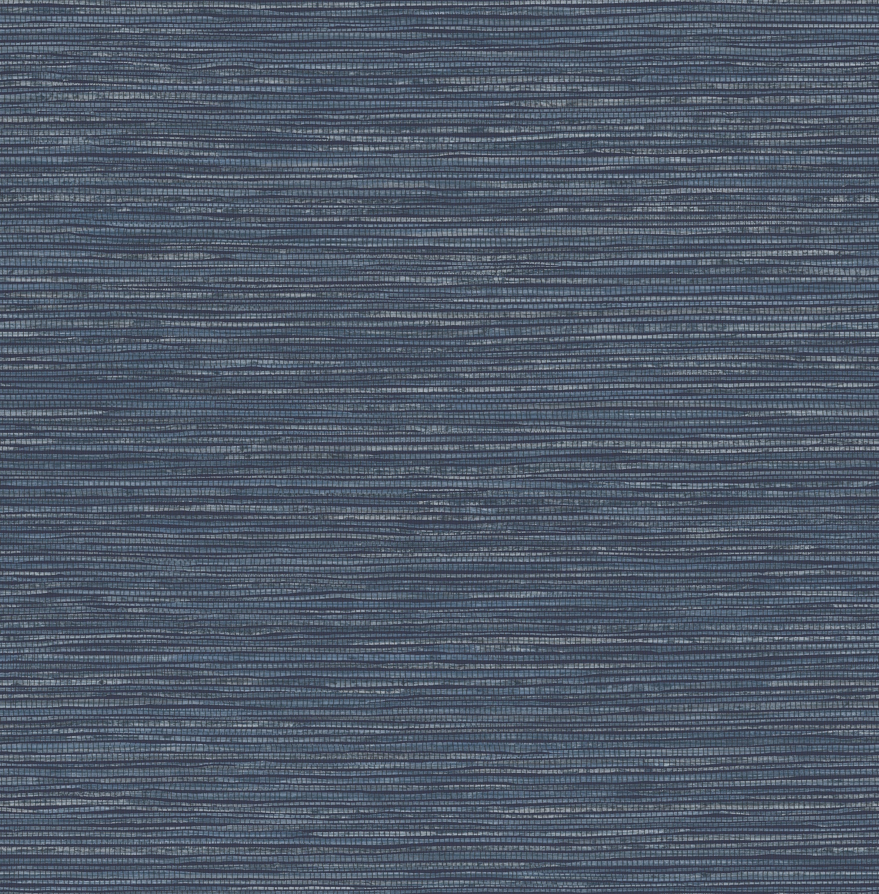 Advantage 4125-26712 Alton Indigo Faux Grasscloth Wallpaper