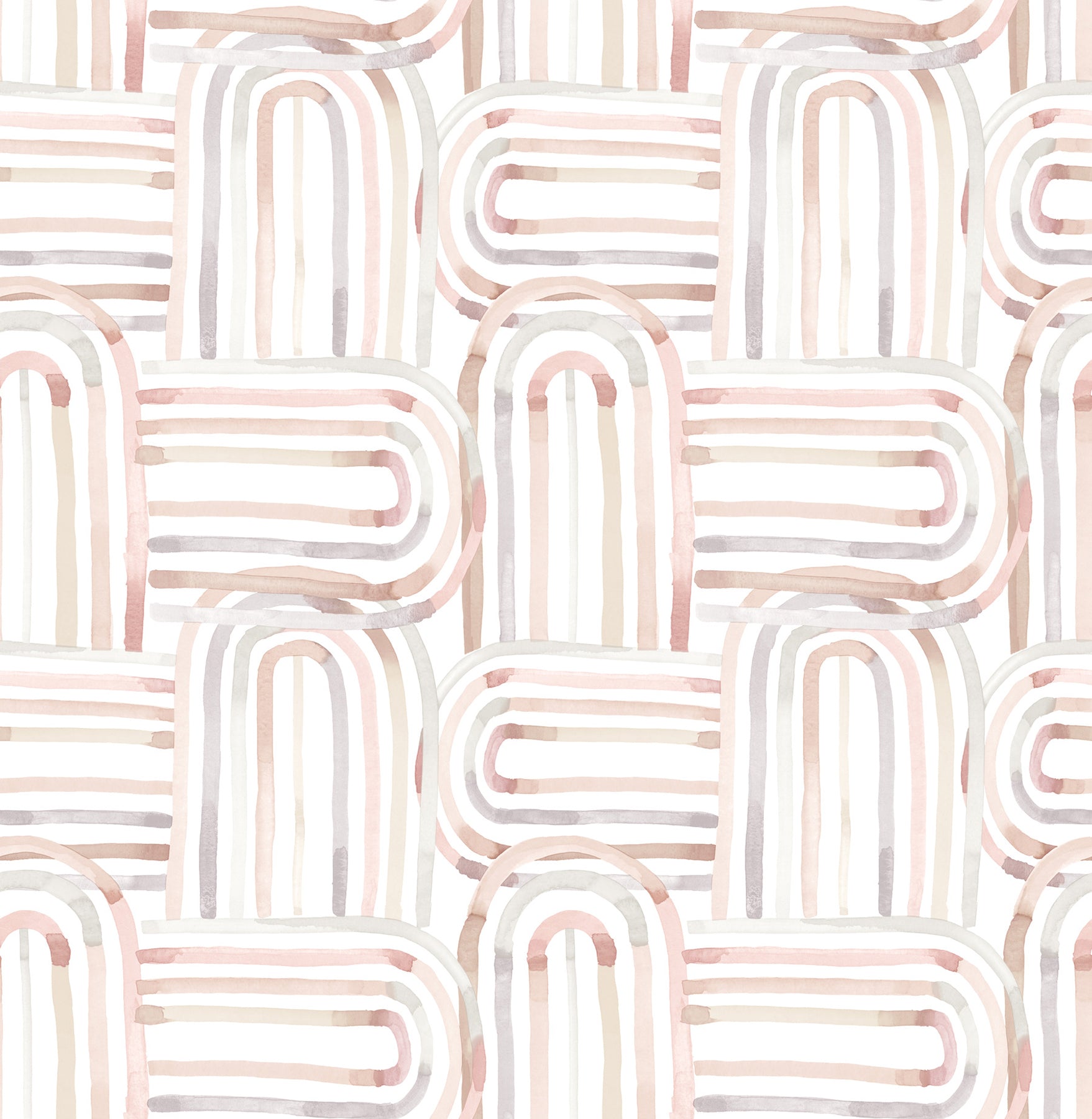 A-Street Prints 4135-27271 Lolly Blush Arches Wallpaper