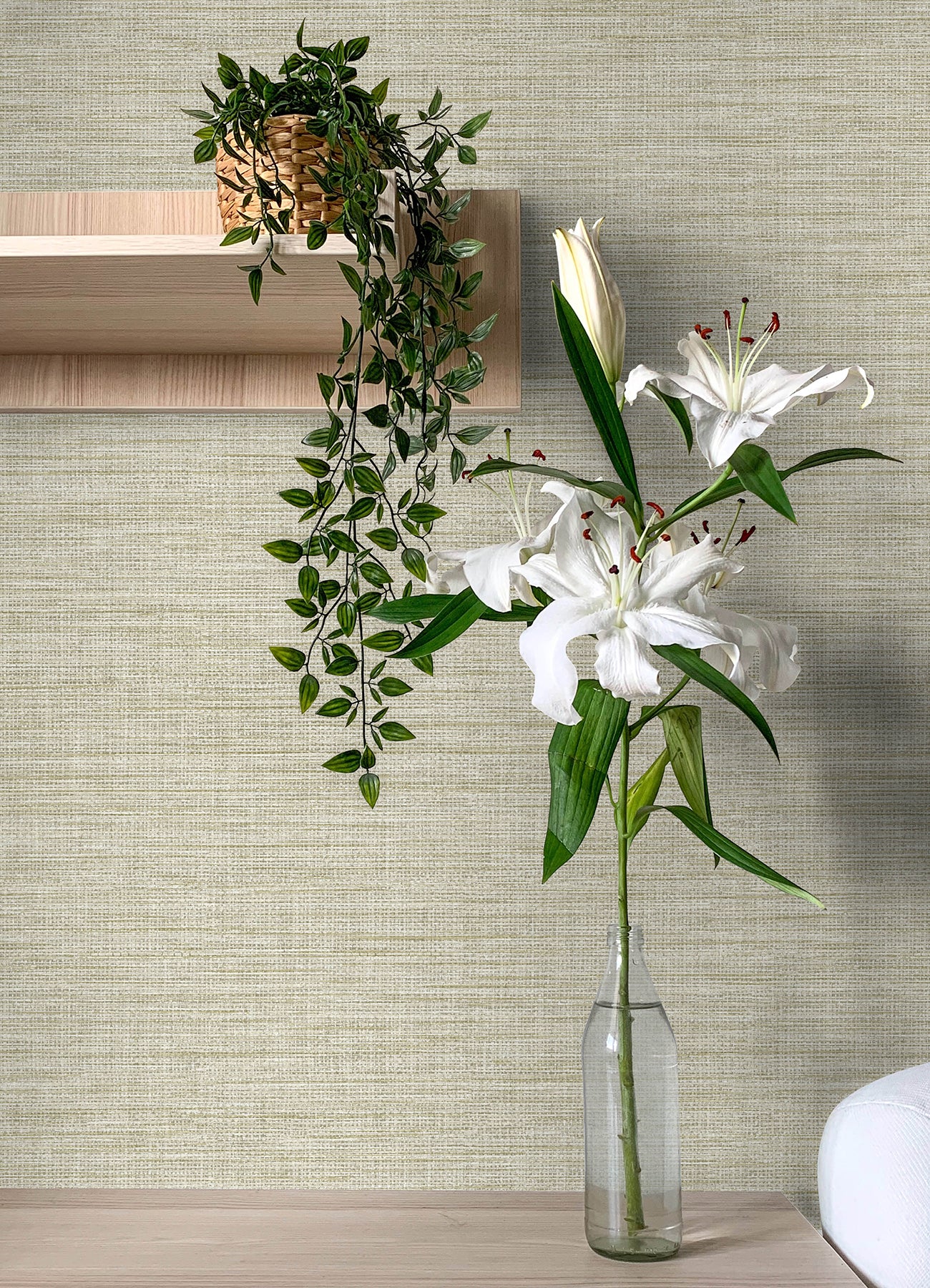A-Street Prints 4143-26463 Exhale Light Yellow Texture Wallpaper