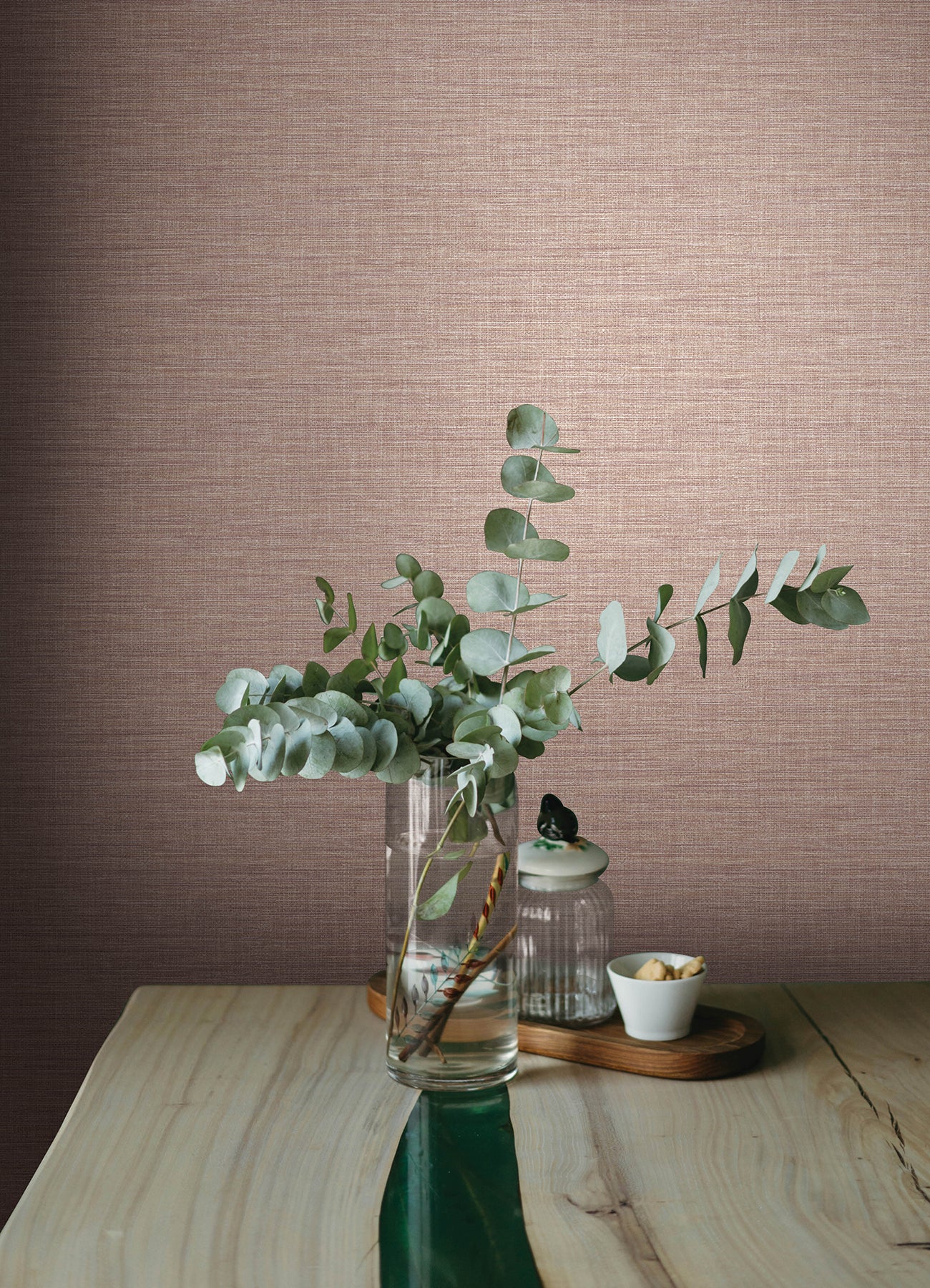 A-Street Prints 4143-26464 Exhale Blush Texture Wallpaper