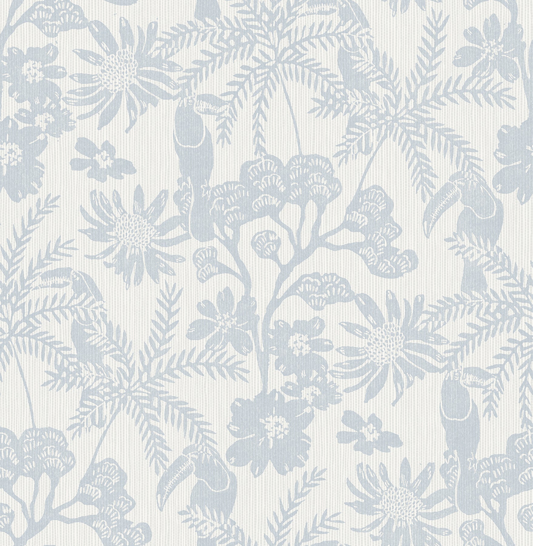 A-Street Prints 4146-27245 Jacaranda Light Blue Tropical Trail Wallpaper