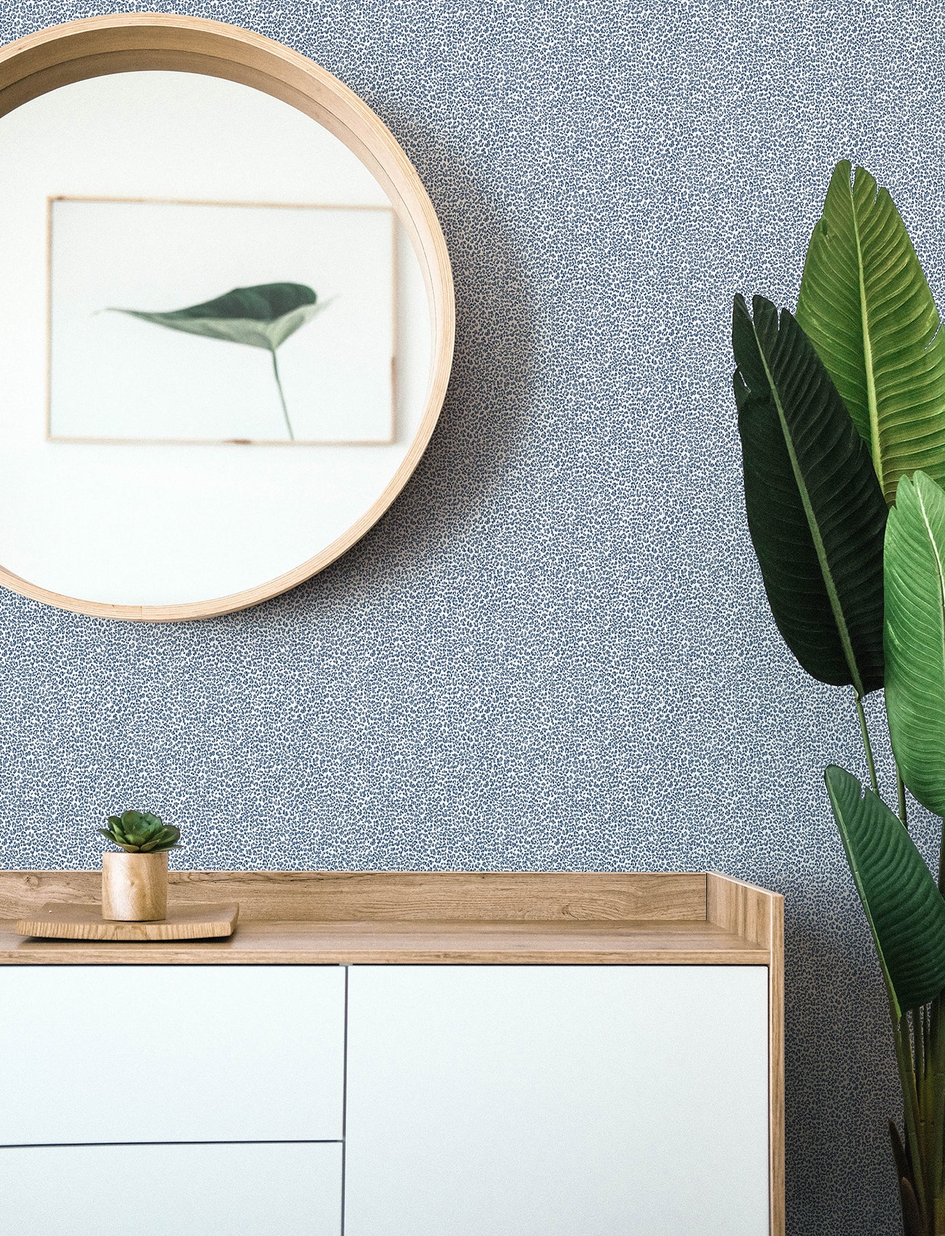 A-Street Prints 4146-27268 Soul Indigo Animal Print Wallpaper