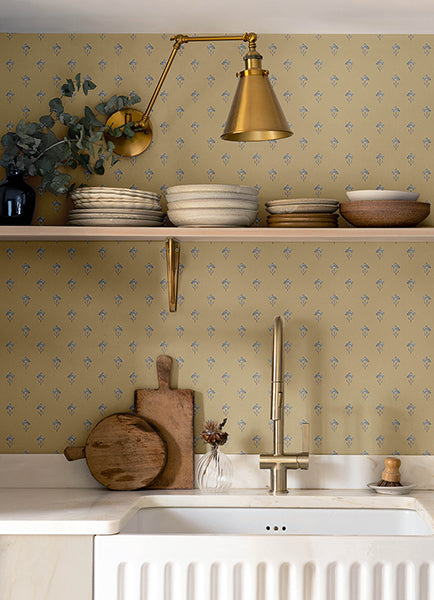 Chesapeake 4148-27458 Surdiva Honey Floral Fan Wallpaper